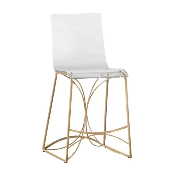 Angela Acrylic Counter Height Stool