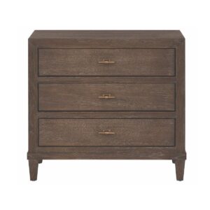 Cocoa Three Drawer Nightstand