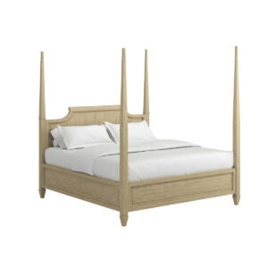 Eave Panel Queen Bed-Sundrenched Oak