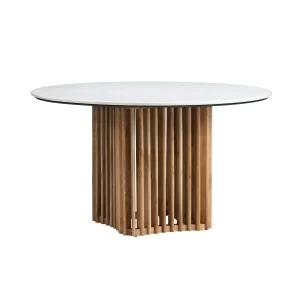 Sullivan Round Marble Dining Table