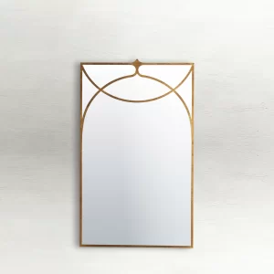 Swan Rectangle Vanity Mirror - Gilded Gold